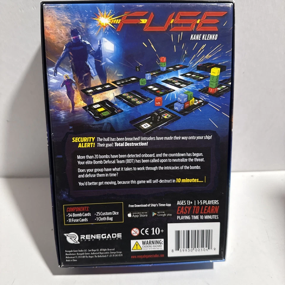 Fuse - "This Game Will Self-Destruct In 10 Mins" - Dice/Card Game. Complete. - Image 2 of 4