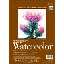 Strathmore 400 Series Watercolor Paper Pad 12x18"