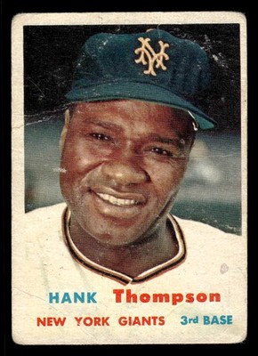 1957 Topps #109 Hank Thompson - Low Grade *TedsCardShack*
