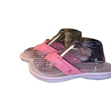 Cloudsteppers By Clarks Breeze Sea Bright Pink Rose Flip Flop Sandals US Sz 8M