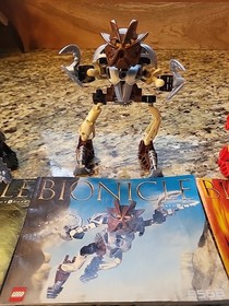 Completed Vintage Bionicle Lego Lot Numbers 8566, 8568, 8572