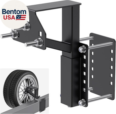 Heavy Duty Spare Tire Carrier Mount Bracket for Utility Trailer, RV, Camper & Bo