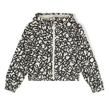 Moncler Kids Maisha Logo Print Hooded Jacket