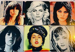 Women of Punk Rock Coaster Set (6)