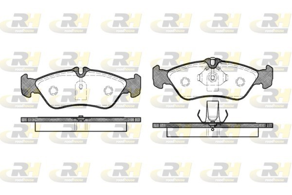 Roadhouse Bremsbelagsatz Scheibenbremse 2580.00 FüR 46 Mercedes Vw 2DA 28 Lt 2DD-image