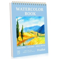 35 Sheets Watercolor Paper Pad 9x12 Inch, 140 lb/300 GSM Cold Press Water Col...