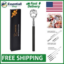 Stainless Steel Extendable Back Scratcher - Unique Bear Claw Design for Couples
