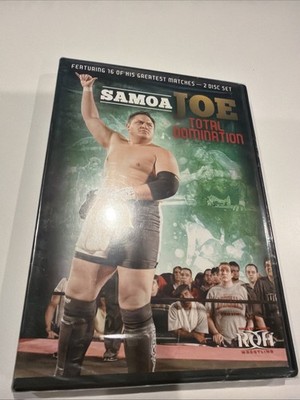 ROH Samoa Joe Total Domination 2-disc DVD set TNA WWE AEW Sealed New