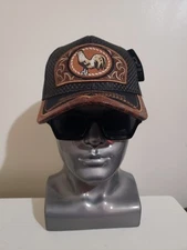 ROOSTER Hat Straw Cap Mesh Trucker Snapback MEXICO Western Style Baseball Cap N