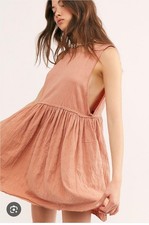 Free People Beach Women’s I'm Still Obsessed Sleeveless Light Green Mini Dress M