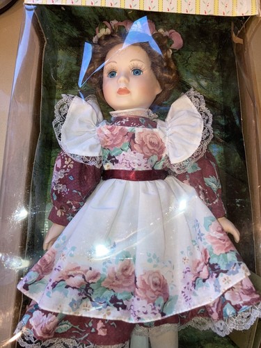 DOLL Seymour Mann Collection Fine Porcelain Roses Dress (BRAND NEW) Limited Edit
