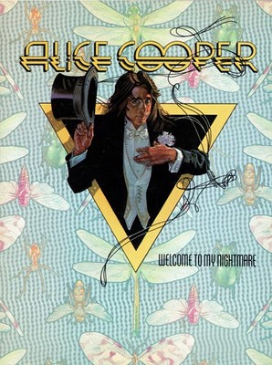 Alice Cooper   Welcome To My Nightmare Words & Music Book   USA   VG+   46pp