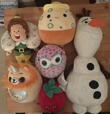 Squishmallow Plush Toys Mixed Sizes And Other Brands Stuffed Toys Lot