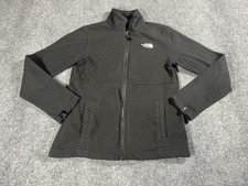 The North Face Fleece Jacket Youth Size Large Long Sleeve Black Zip Mock Neck