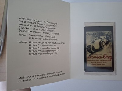 Tag F17 AUTO UNION SIEG IM FOLDER