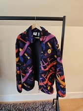 Adidas Originals Wander Hour Full-Zip Printed Fleece Jacket Men's Large
