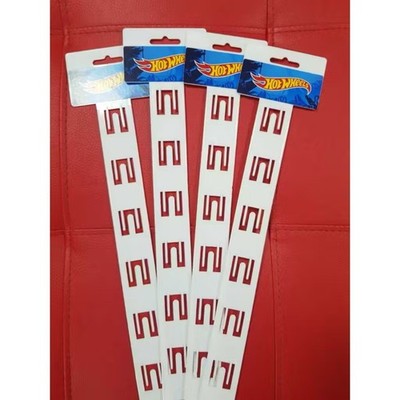4 pcs Hot Wheels Matchbox Display Plastic Strip White for 12 cards Random Design