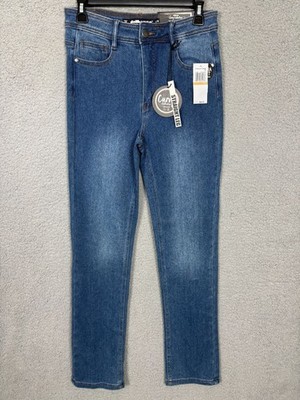 Dollhouse Juniors' Ultra Soft  High Rise Straight Leg Jeans Curvy Collection NWT