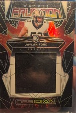 2024 Panini Obsidian - Rookie Eruption Materials Jaylan Ford #ERM-JFD (MEM, RC)