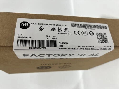AB 1756-EN2TR Ser C ControlLogix Ethernet Module Allen-Bradley 1756EN2TR - Image 3 of 3
