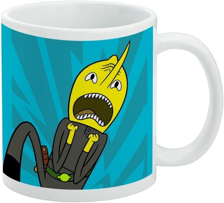 Adventure Time Lemongrab Mug 11oz Unacceptable Cartoon Coffee Cup Gift
