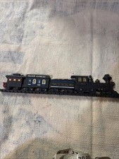 Vintage Burwood Train Locomotive Wall Hanging Plastic Polar Express Made In USA
