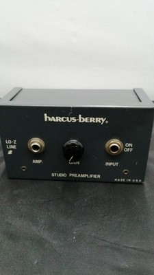 Barcus Berry Studio Preamp Guitar Effect Pedal Vintage Analog Preamp