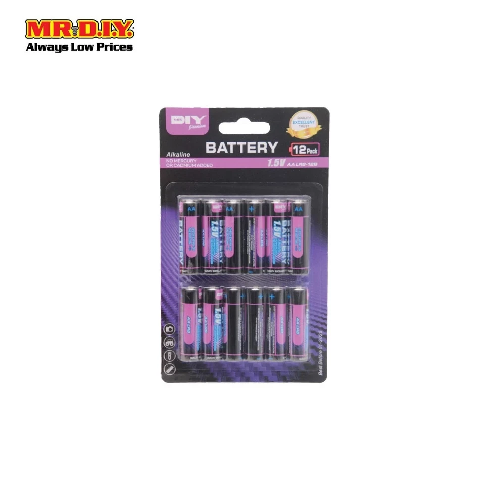 (MR.DIY) Alkaline AA Battery (12pcs) - Image 2 of 4