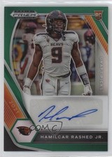 2021 Panini Prizm Draft Picks Green Hamilcar Rashed Jr #DPA-HRJ Auto 7eo
