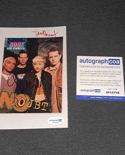 NO DOUBT signed Autogramm  In Person 13X18 GWEN STEFANI ACOA