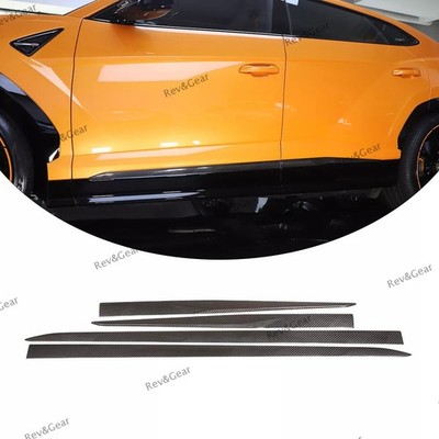 Dry Carbon Fiber Car Exterior Side Skirts Trim For LAMBORGHINI URUS 2018-2025