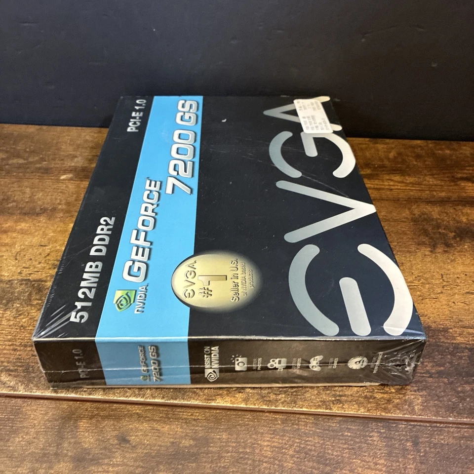 EVGA GeForce 7200GS 512MB DDR2 DirectX 9 Graphics Card PCI-E 1.0 New Sealed - Image 2 of 4