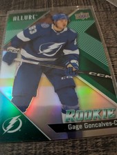 2024-25 GAGE GONCALVES 02/99 Green Rainbow Rookie Tampa Bay Lightning Allure