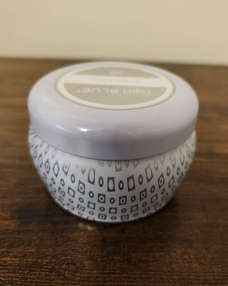 Capri 蓝色火山白色迷你锡,3 盎司(全新) — 第 3/4 张图片