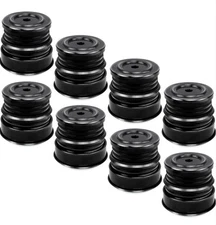 8PC Fits 2008-2016 Ford F250 F350 Crew Cab Black Polyurethane Body Mount Kit NOS