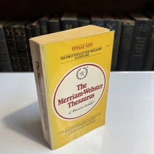 The Merriam-Webster Thesaurus (1978, Trade Paperback)