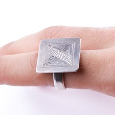 Berber ring Old silver ring Moroccan Berber ring Berber jewelry Berber ring