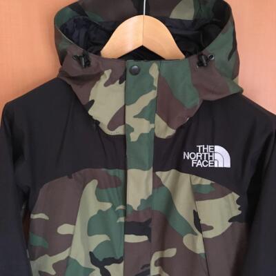 The North Face Mountain Jacket GORE-TEX Black Camouflage size S