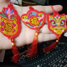 Chinese New Year Decor Tassel Pendant Festive Home Hanging Ornament