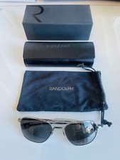 RANDOLPH ENGINEERING AVIATOR 58mm - 23k WHITE GOLD, AMERICAN GREY LENSES,