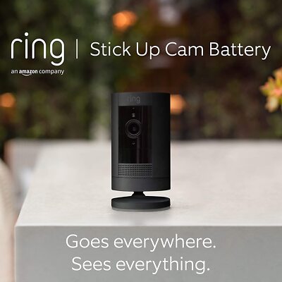 Ring Stick Up Cam Battery by Amazon HD security camera with