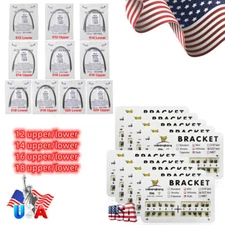 Dental Orthodontic Super Elastic NITI Round Arch Wire Ovoid / Bracket Roth/MBT