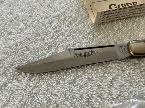 1992 Remington One R1253 Guide Bullet Knife Folding Pocket Delrin Handle New - Picture 16 of 24