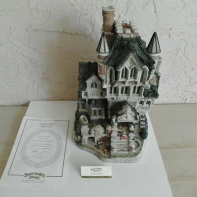 David Winter Cottages Haunted House Coa 1996