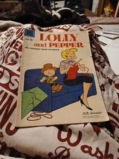 Lolly and Pepper Four Color Comics #978 (Apr-Jun 1959, Dell) Silver Age Cartoon 
