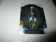 Damon Arnette 2020 Panini Select Concourse Blue Prizm Die-Cut RC #92