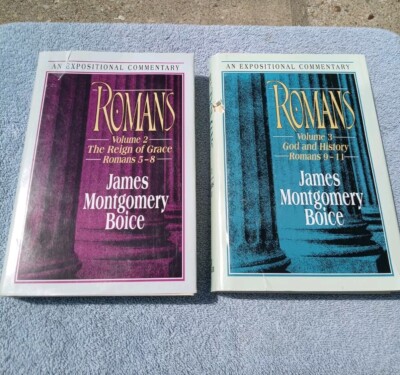 Romans: An Expositional Commentary Vol. 2 + 3 HC/DJ James Montgomery Boice