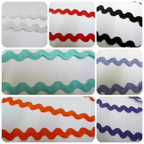 Ric Rac Trimmings 9 mm Jumbo Craft Braid - Picture 2 of 23