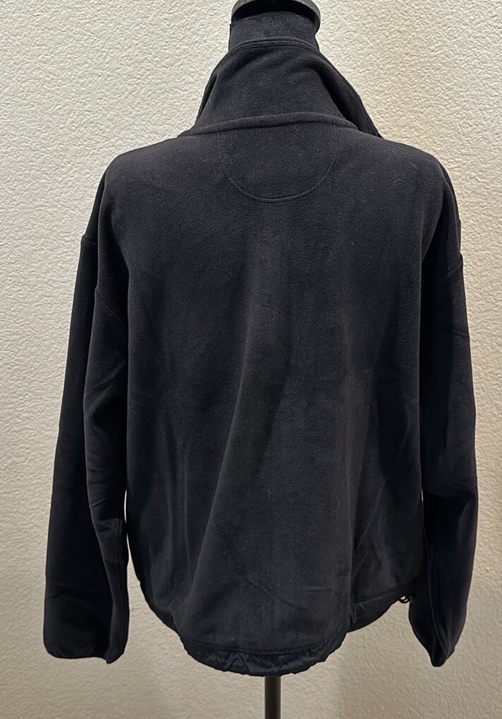 New DKNY Fleece Jacket With Side Pockets Size L | eBay