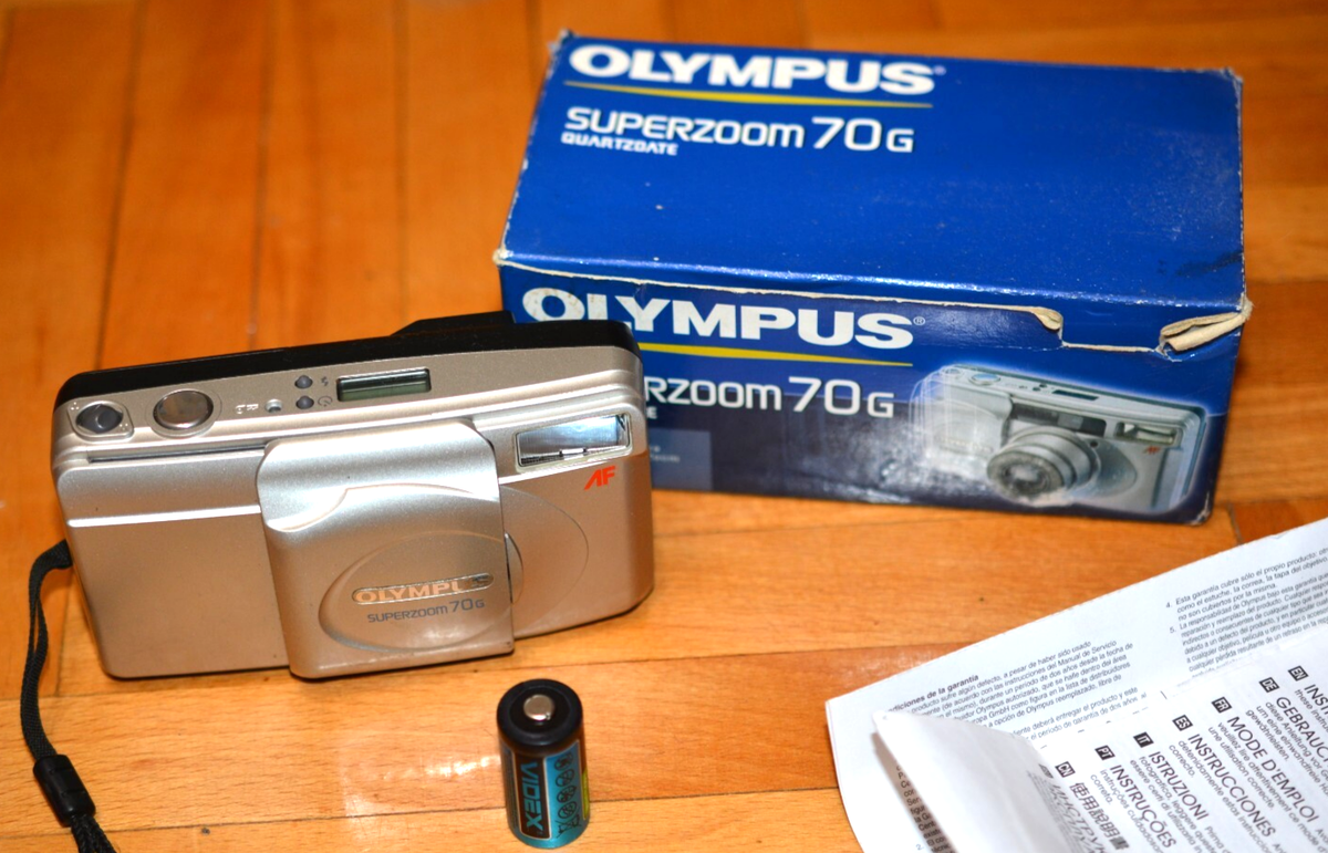 Olympus Superzoom 70G 35mm Compact Film Camera Zoom 38-70mm